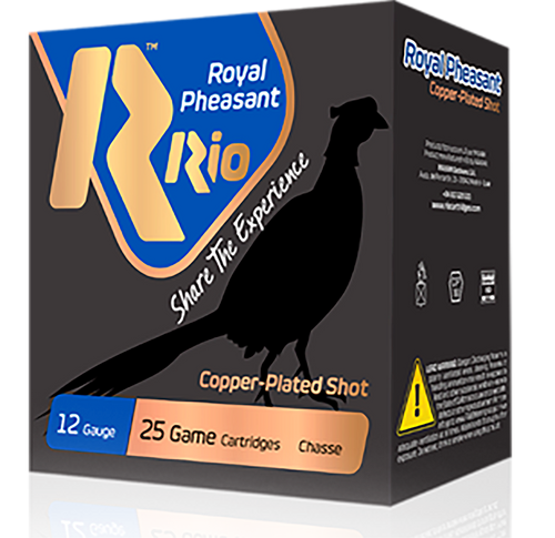 Rio Royal Pheasant High Velocity 12 Ga, 2.75", 1 1/4 oz, 6 Shot, 25Bx/10Cs