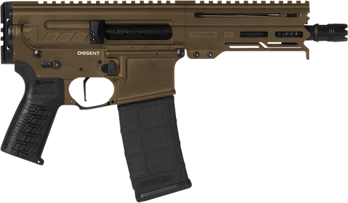 CMMG MK4 Dissent 9mm, 6.5" Threaded Barrel, Midnight Bronze Cerakote, 33rd