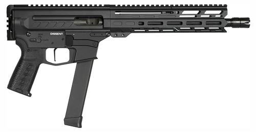 CMMG MKGs Dissent 9mm, 10.5" Threaded Barrel, Black Cerakote, Glock Magazine Compatible, 33rd