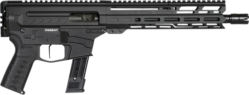 CMMG Dissent MK17 9mm, 10.5" Threaded Barrel, Tungsten Gray Cerakote, Sig Magazine Compatible, 33rd