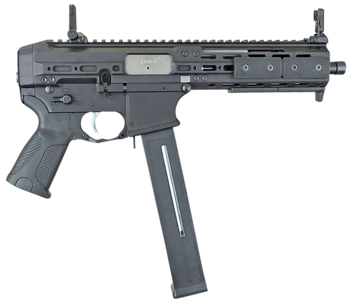 LWRC SMG 45 ACP, 8.5" Barrel, Black, QD Mount End Plate, 25rd