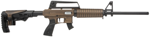 Rock Island TM22 Feather 22LR, 18" Target Barrel, Brown/Black, Ceramic AR Type Grip, 10rd
