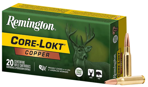 Remington Core-Lokt 308 Winchester, 150gr, Copper Hollow Point, 20rd Box