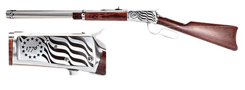 Rossi R92 44 Rem Mag, 16" Barrel, 1776 Flag Engraving, 8rd