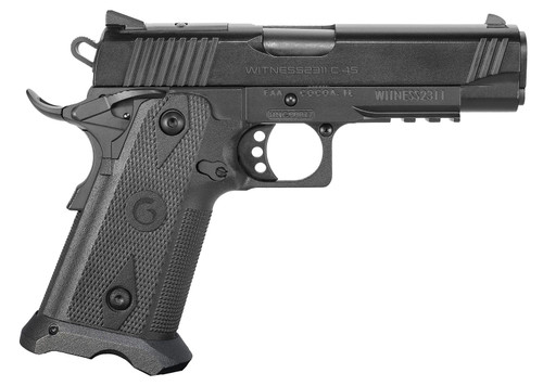 Girsan Witness 2311 45 ACP, 5" Barrel, Black, Checkered Polymer Grip, 11rd