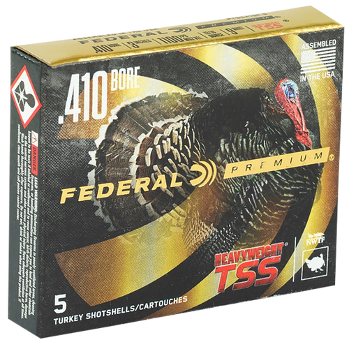 Federal Turkey Heavyweight 410 Ga, 3", 13/16 oz, Tungsten, 7 Shot, 5Bx/10Cs