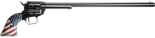 Heritage Rough Rider 22 LR, 16" Barrel, Black, US Flag Grips, 6rd
