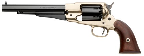 Pietta 1858 Army 44 Caliber, 8" Barrel, Brass Frame, Walnut Grips, 6rd