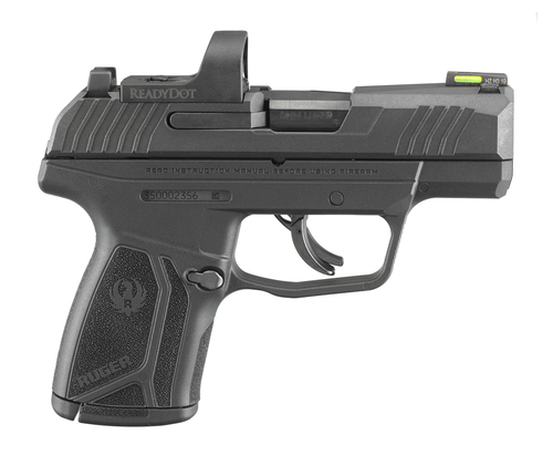Ruger MAX-9 9mm, 3.2" Barrel, Black, Includes Ruger ReadyDot Micro Reflex Sight, 12rd