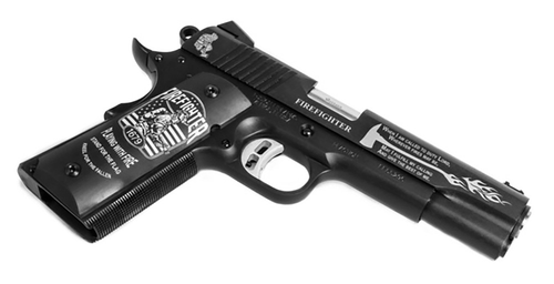 Fusion Reaction Firefighter Tribute .45 ACP, 5" Barrel, Black, 8rd