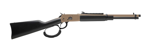 Rossi R92 44 Magnum, 16.5" Threaded Barrel, FDE, Black Coated Wood Furniture, 8rd