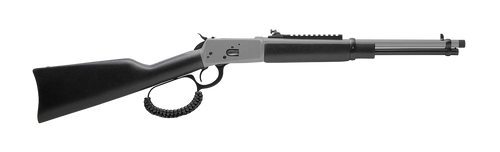 Rossi R92 357 Magnum, 16.5" Threaded Barrel, Sniper Gray, Wood Furniture, 8rd