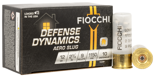 Fiocchi Field Dynamics 12 Ga, 2.75", Buck Shot, 10rd Box