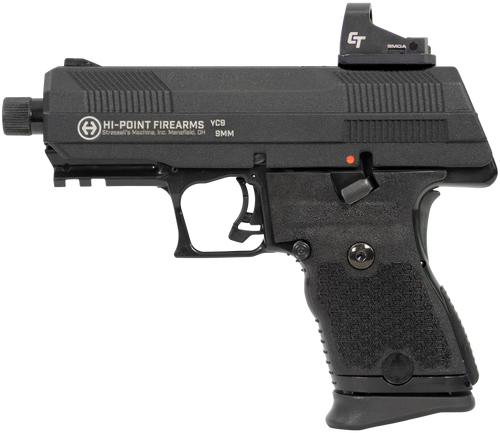 Hi-Point YC9 9mm, 3.93" Threaded Barrel, Includes Crimson Trace Red Dot, 10rd