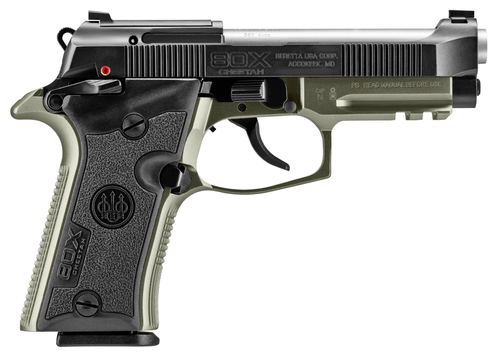 Beretta 80X Cheetah 380 ACP, 3.9" Barrel, Olive Drab Green, Optics Ready, 10rd
