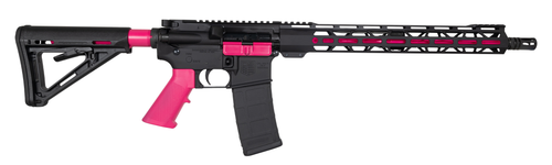 Diamondback DB15 5.56x45mm NATO/223 16" Barrel, Black, Pink Accents, 30rd