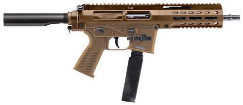 B&amp;T SPC10 9mm, 8.9" Barrel, Coyote Brown, Buffer Tube, Glock Mag Compatible, 30rd