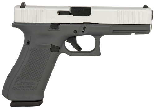 Glock G17 Gen 5 9mm, 4.49" Barrel, Gray Cerakote, Picatinny Rail, 17rd