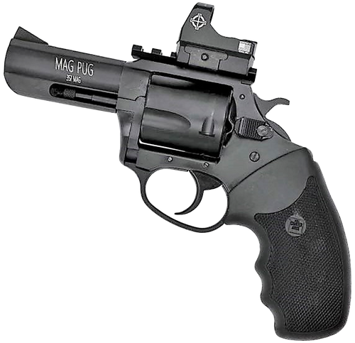 Charter Arms Mag Pug 357 Mag, 3" Barrel, Black, Includes Micro Optic, 5rd