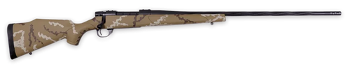 Weatherby Vanguard Outfitter 22-250 Remington, 24" Threaded Barrel, Brown/White Hand Sponge Paint, 5rd