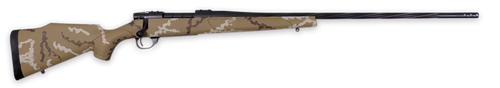 Weatherby Vanguard Outfitter 257 Weatherby Mag, 26" Threaded Barrel, Brown and White Hand Sponge Paint, 3rd