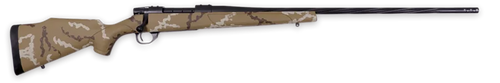 Weatherby Vanguard 300 Weatherby Mag, 26" Barrel, Brown/White Hand Sponge Paint, 3rd