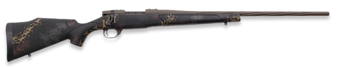 Weatherby Vanguard Talus 243 Winchester, 24" Threaded Barrel, Brown/Smoke/Stone Sponge Paint, 4rd