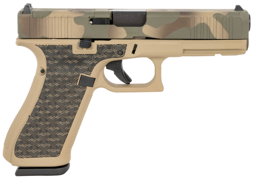 Glock G17 Gen 5 MOS 9mm, 4.49" Barrel, YNOT Hunter Slide, Coyote Frame, 17rd