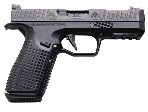 PTR Archon Type B Gen 1 9mm, 4.3" Barrel, Black, Picatinny Rail, 15rd