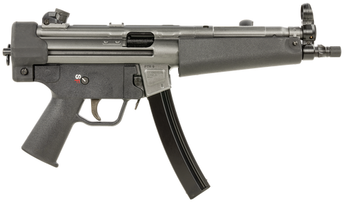 PTR 9CT Classic 9mm, 8.86" Threaded Barrel, Gray Rec, Black Polymer Furniture, 20rd