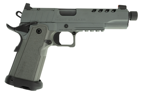 Tisas 1911 B9R Night Stalker 9mm, 5.55" Threaded Barrel, Gray Cerakote, 17rd