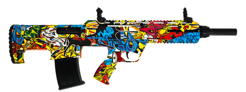 SDS TBP 12 Ga, 18.50" Barrel, 3" Chamber, Urban Camo, Flip-Up Sights, 3 Chokes, 5rd