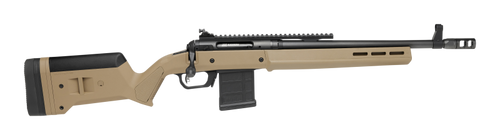 Savage 110 Scout 6.5 Creedmoor, 16.5" Barrel, Flat Dark Earth Magpul Hunter Stock, 10rd