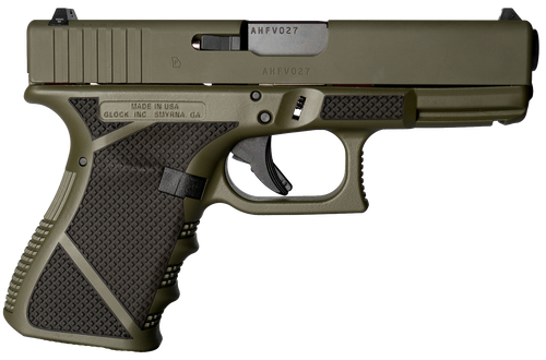 Weapon Works Glock 19 Gen 3 9mm, 4.02" Barrel, Olive Drab Green, 10rd