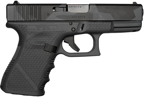 Weapon Works Glock G19 Gen 3 9mm, 4.02" Barrel, Urban Dazzle Grey Mesh Stippling, 15rd