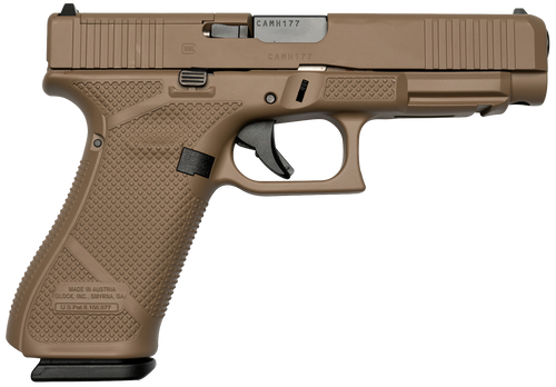 Glock 47 Gen 5 9mm, 4.49" Barrel, Flat Dark Earth, MOS Cut, 17rd