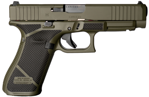 Weapon Works Glock 47 Gen 5 9mm, 4.49" Barrel, Olive Drab Green, MOS Cut, 17rd
