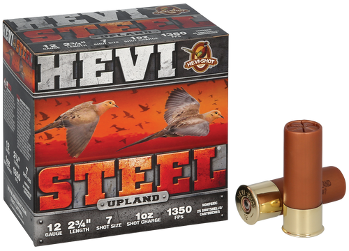 HEVI-Shot Upland 12 Ga, 2.75", 1 oz, 6 Shot, 25rd Box