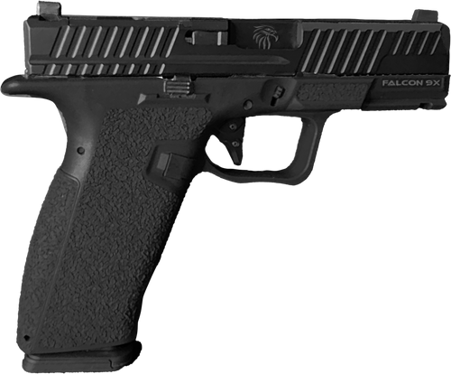 Live Free Falcon 9x 9mm, 4.02" Barrel, Black Cerakote, Optic Ready, 17rd