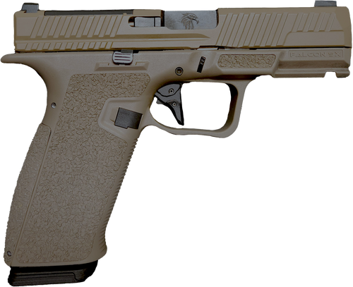 LFA Falcon 9x 9mm, 4" Barrel, Flat Dark Earth, Optics Ready, 17rd