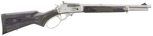 Marlin 336 Trapper Series 30-30 Winchester, 16.17" Threaded Barrel, Silver, Black Laminate Stock, 5rd