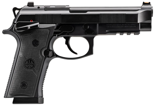 Beretta 92GTS 9mm, 4.7" Barrel, Black Cerakote, Optic Ready, 10rd