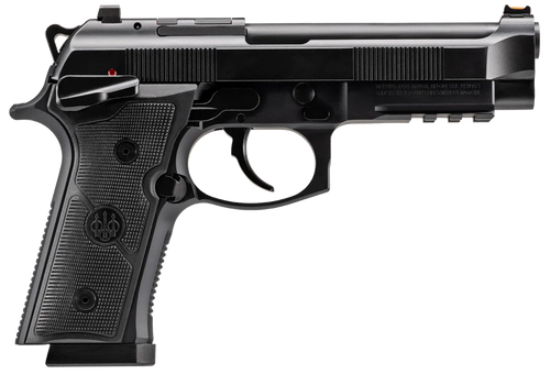 Beretta 92GTS 9mm, 4.7" Barrel, Optic Ready, Black Cerakote, Ambi, 18rd