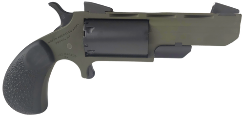 North American Arms Huntsman 22 LR/22 Mag, 2" Barrel, Olive Drab Green Cerakote, 5rd