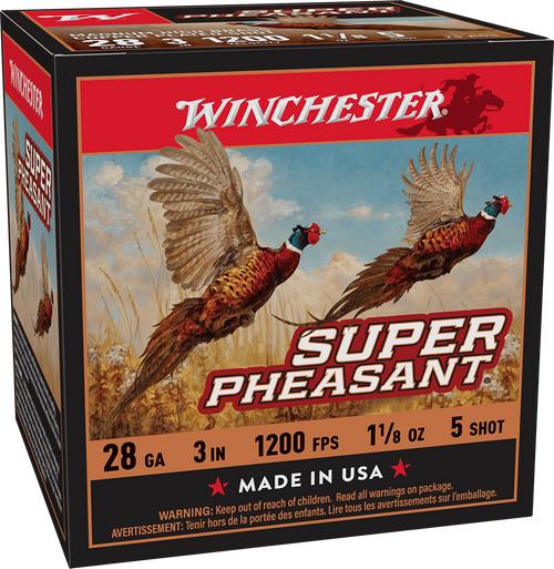 Winchester Super Pheasant 28 Ga, 3", 1 1/8 oz, 5 Shot, 25rd Box