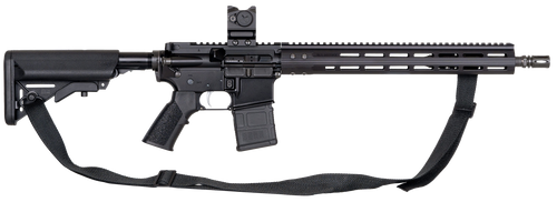 ALG Defense El Jefe 223 Remington/5.56x45mm, 16.25" Barrel, Black, Warner & Swasey Red Dot Sight, M-Lok Handguard, 30rd