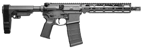 Vktr VK-1 5.56x45mm, 10.5" Threaded Barrel, Black Cerakote, Tactical SBA3 Brace, 30rd