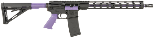 Diamondback DB15 Sports South Exclusive 223 Remington/5.56x45mm, 16" Threaded Barrel, Purple Grip, Black Rec, 30rd