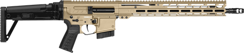 CMMG Dissent MK4 22 ARC, 16.1" Threaded Barrel, Coyote Tan, Side Folding Stock, 10rd