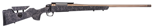 CVA Cascade LRH 7MM PRC, 24" Threaded Barrel, Bronze Barrel, Black w/ Smoked Bronze Web, 3rd